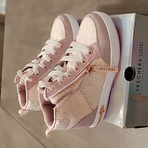 Skechers High Top Kids Glitter Steps size 1 Kids